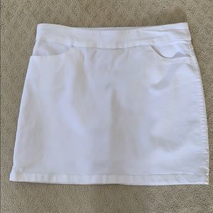 White Skort